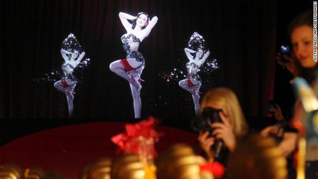 2012 saw burlesque artist <strong>Dita Von Teese</strong> become the subject of a holographic performance, as the centerpiece for the London Design Museum's showcase of shoe designer Christian Louboutin.