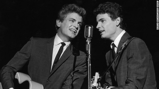 Singer <a href='http://www.cnn.com/2014/01/03/showbiz/singer-phil-everly-dies/index.html'>Phil Everly</a>, left -- one half of the groundbreaking, smooth-sounding, record-setting duo the Everly Brothers -- died on January 3, a hospital spokeswoman said. He was 74.