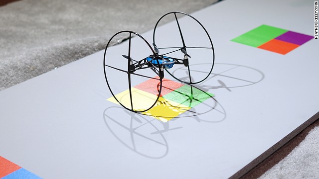 The Parrot MiniDrone is a very small smartphone-controlled drone.