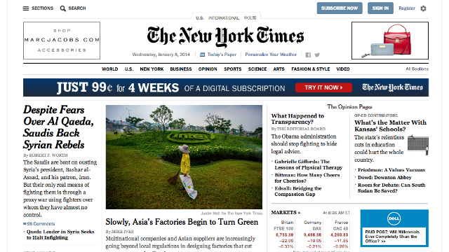 New York Times redesign points to future of online publishing