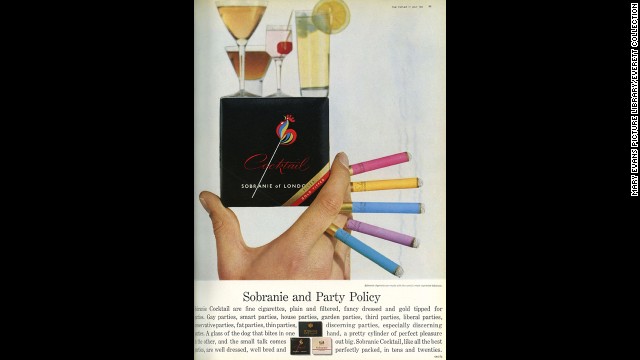 Sobranie Cocktail cigarettes were available in a variety of colors.