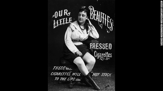 An advertisement for Our Little Beauties cigarettes, near the turn of the 20th century.