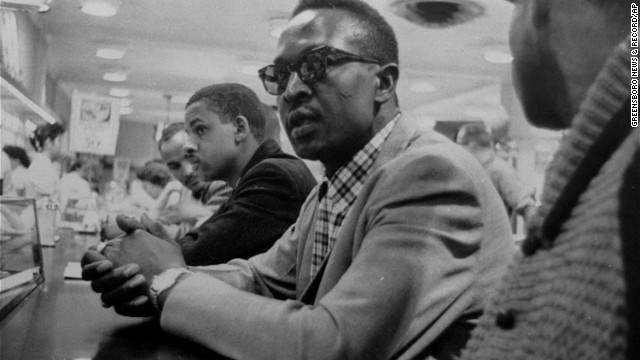 <a href='http://www.cnn.com/2014/01/10/us/greensboro-four-activist-obit/index.html' >Franklin McCain</a>, seen center wearing glasses, one of the "Greensboro Four," who made history for their 1960 sit-in at a Greensboro Woolworth's lunch counter, died on January 10 after a brief illness, according to his alma mater, North Carolina A&amp;T State University. 