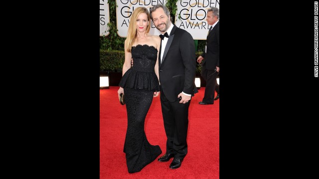 Leslie Mann and Judd Apatow