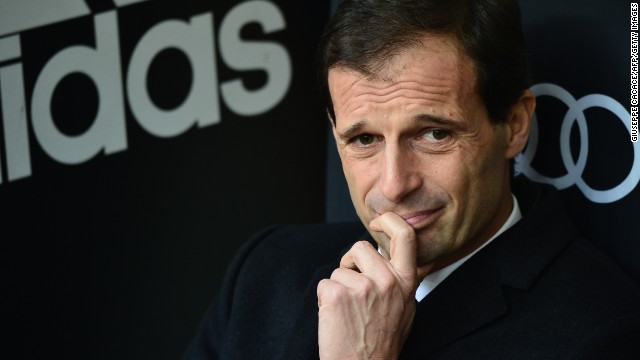 Massimiliano Allegri won the Italian Serie A title with AC Milan in 2011.