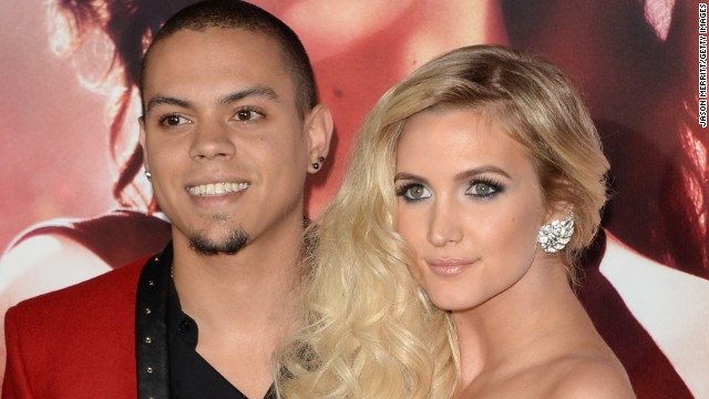 Newlyweds Evan Ross and Ashlee Simpson are expecting their first child together. Simpson also has a 6-year-old son with former husband Pete Wentz of Fall Out Boy. Ross, the actor son of Diana Ross, and Simpson, a singer and the younger sister of pop star Jessica Simpson, tied the knot in August. 