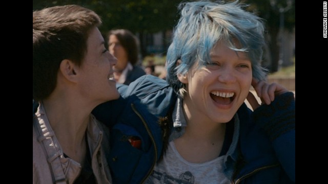 Lea Seydoux and Adele Exarchopoulos star in one of 2013's most sensual movies, <strong>"Blue Is the Warmest Color."</strong> (Available February 25.)