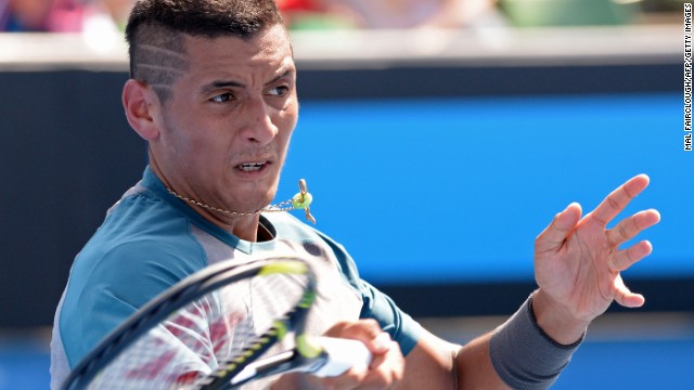 Former junior world No. 1 Nick Kyrgios is hoping to follow in the footsteps of compatriot Bernard Tomic in establishing himself on the senior circuit. While injury ended Tomic's 2014 Australian Open, Kyrgios won his opening match to the delight of the home crowd.