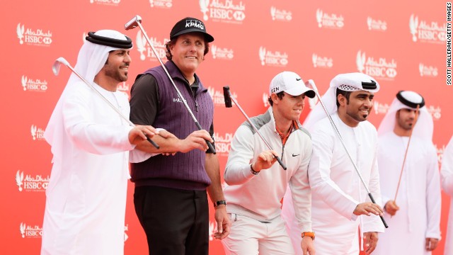 Dancing duo Mickelson and McIlroy are both going into the new golf season hoping to add a major title to their collection.