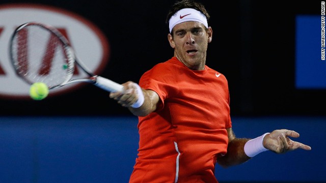 Del Potro was knocked out of the second round of the Australian Open by Spain's Roberto Bautista Agut.