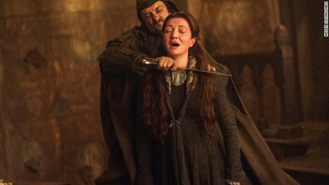 <strong>"Game of Thrones": </strong>The blood flows freely on this popular series, especially during the recent shocking "Red Wedding" scene.