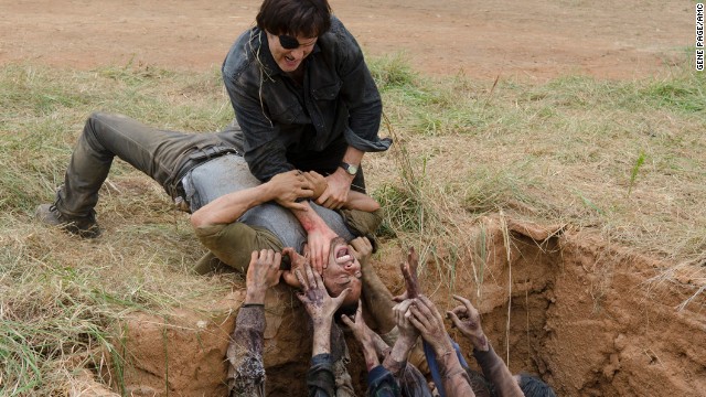 <strong>"The Walking Dead": </strong>It probably should not come as a surprise that the most popular scripted series on TV is also among the most violent.