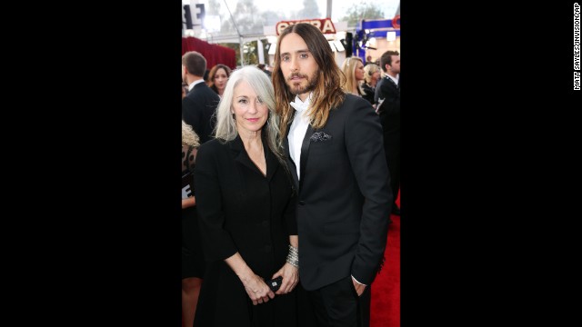 Jared Leto and his mother, Constance Leto