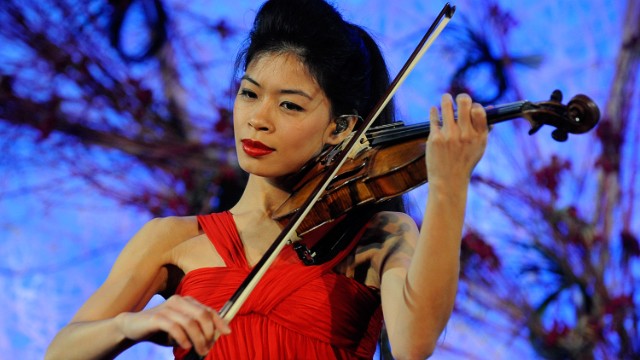 Vanessa Mae says she first skied at the age of four, a year before she started to learn the violin.