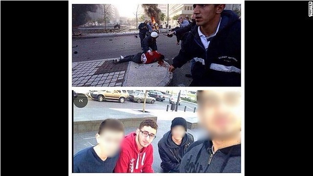 One minute Mohammad Chaar was posing for a selfie. Moments later he was bleeding on the pavement after a car bomb detonated.