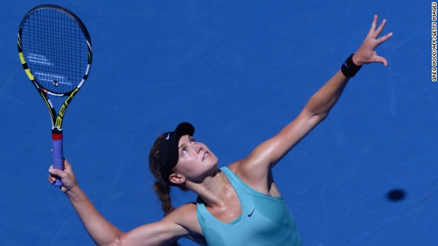 Bouchard enjoyed a breakout tournament in Melbourne, reaching the semifinals in her first appearance in the Australian Open main draw.