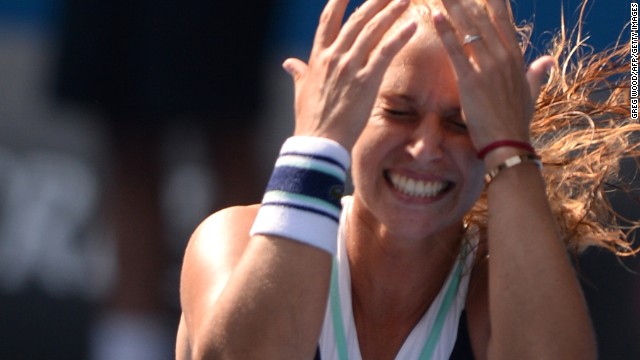 And then there were two...Dominika Cibulkova will meet Li Na in the Australian Open.