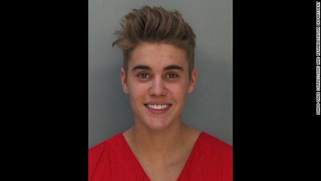 Justin Bieber was charged with drunken driving, resisting arrest and driving without a valid license after police saw the pop star street racing in a yellow Lamborghini in Miami on January 23. "What the f*** did I do?" he asked the officer. "Why did you stop me?" He was booked into a Miami jail after failing a sobriety test.