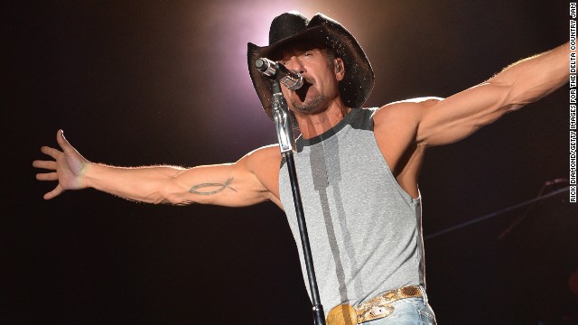 Country star Tim McGraw said in an interview in 2013 that he replaced drinking whiskey with working out to clean his life up.