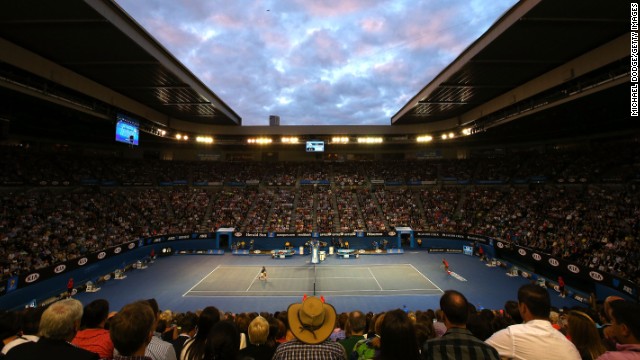 The hotly-anticipated match was played out in front of a jam-packed Rod Laver Arena.