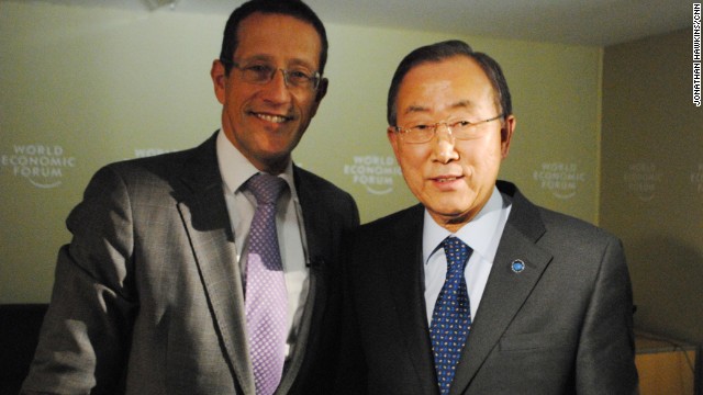Richard Quest meets Ban Ki Moon, the Secretary-General of the U.N.