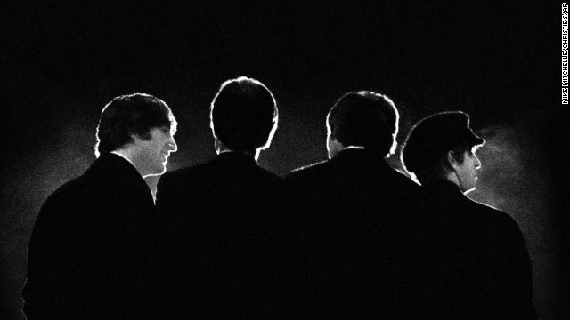 The Beatles arrived in the United States 50 years ago and embarked on a history-making path of pop culture dominance. <a href='http://www.cnn.com/SPECIALS/us/the-sixties'>Check out coverage of "The Sixties: The British Invasion,"</a> a look at how the Fab Four's influence persists. Click through the gallery for more images of the Beatles' first American tour.