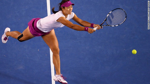 Li Na came through a scrappy first set, winning the tie break 7-3 before outplaying her Slovakian opponent in the second set. 