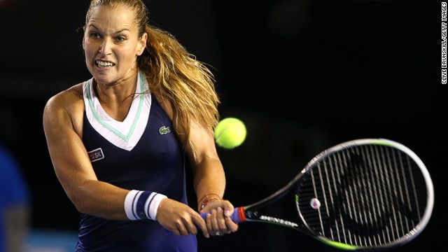 Cibulkova was seeded 20th in Melbourne Park and downed a number of higher seeds to reach the final. The most notable victory came against no. 3 seed Maria Sharapova in the fourth round. 