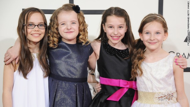 From left, Oona Laurence, Milly Shapiro, Bailey Ryon and Sophia Gennusa