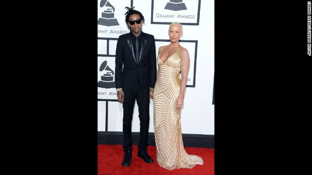 Wiz Khalifa and his wife, Amber Rose