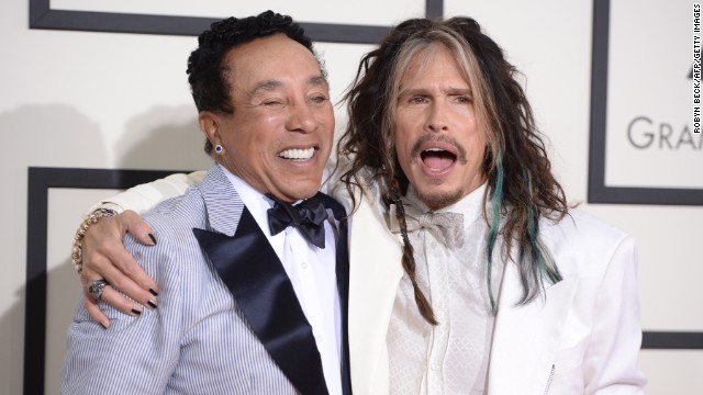 Smokey Robinson and Steven Tyler