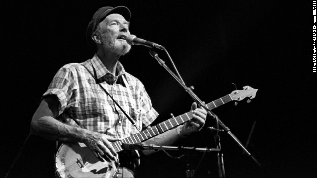 Legendary folk singer Pete Seeger, known for classics such as "Where Have All the Flowers Gone" and "If I Had a Hammer (The Hammer Song)," died of natural causes in New York on January 27, his grandson told CNN. He was 94.