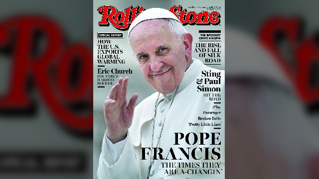Francisco, el primer Papa en la portada de Rolling Stone