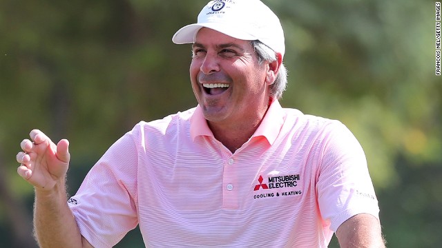 Former world number one Fred Couples was in typically relaxed mood as he enjoyed his day in the sun, partnering both Woods and Gallacher in the final pairing. 