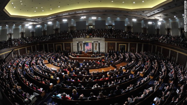 President Obama calls on Congress to "join the rest of the country. Say yes. Give America a raise" in minimum wage. 