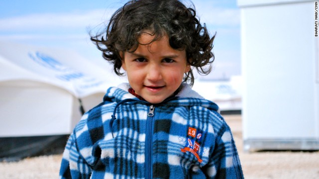 There are three schools in Zaatari, but only about 20% of the children attend class.