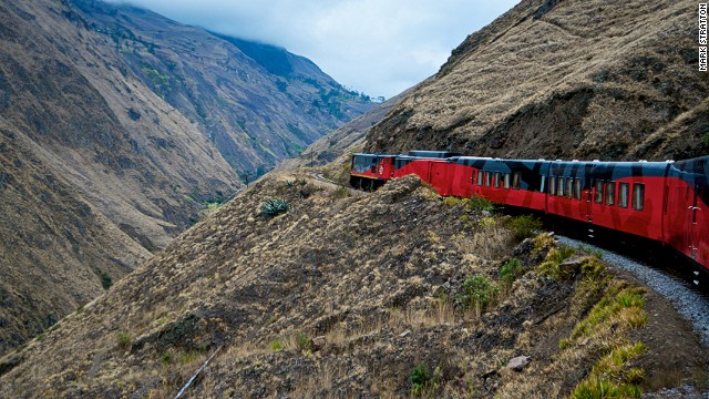 In 2008, only 10% of Ecuador's train network was operational. The flagship of the railway's $280 million renaissance, Tren Crucero operates a new cross-Andean service