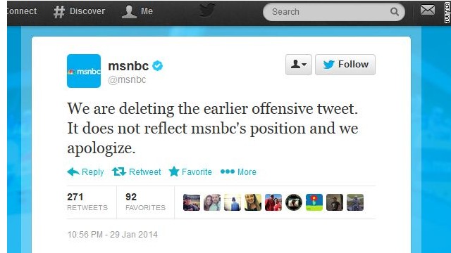 MSNBC apologizes for Cheerios tweet hitting 'right wing'