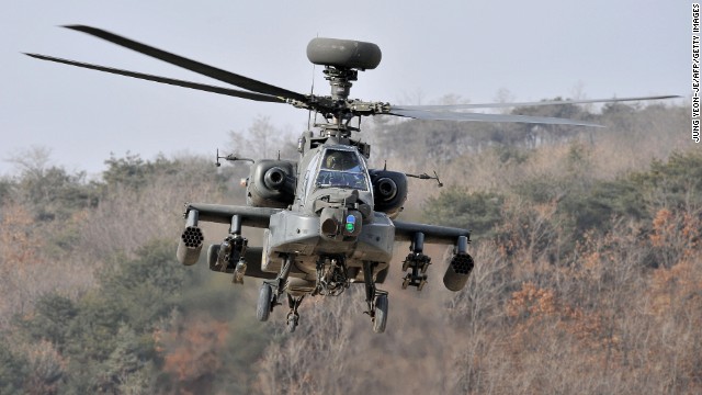 The U.S. military has begun using Apache helicopters, like the one pictured here, against ISIS targets in Iraq. Click through to see some of the other U.S. assets used in the war against ISIS.