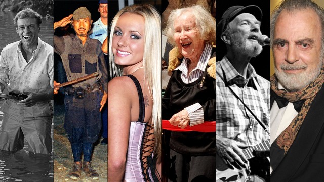 Click through to see people who passed away in 2014.