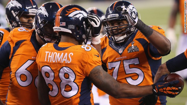 Demaryuis Thomas scored a deserved touchdown in the third quarter to provide a rare moment of success for Denver.