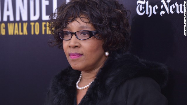 Zenani Mandela Dlamini, youngest daughter of Nelson and Winnie Mandela, had already received $300,000 and is bequeathed as many rands as required to set off the obligation. Her children Zinhle, Zaziwe and Zamaswazi get 100,000 rand (about $8,990) each. Zozuko Mandela, Zamaswazi's son, receives 100,000 rand. Zenani is pictured attending "Mandela: Long Walk To Freedom" screening at Ziegfeld Theater on November 25, 2013 in New York City. 