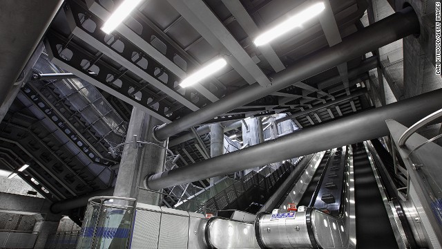 London Underground might be the world's oldest metro but Westminster has to be one of the most futuristic-looking stations anywhere. The austere design opened days before the new millennium.