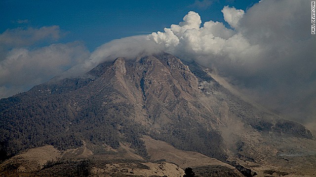 The deadly eruption that claimed 15 lives on Saturday has created an enormous crater that runs down the volcano. The crater is a constant way out for the boiling lava that flows through the volcano.