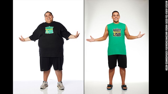 Season 13 champ Jeremy Britt lost an astonishing 199 pounds from a high of 389, effectively shedding more than half of his body weight during the 2012 competition. His weight loss was actually a family affair: his sister Conda competed with him and lost 115 pounds along the way, and his effort inspired his mom to lose 50 pounds as well.