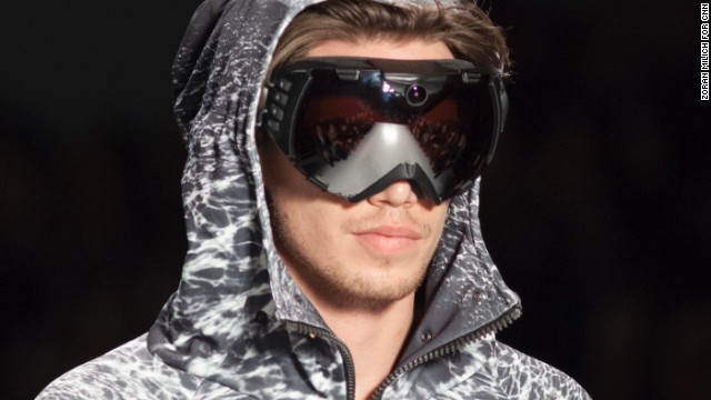 Nautica is known for its men's sportswear, like these ski goggles.