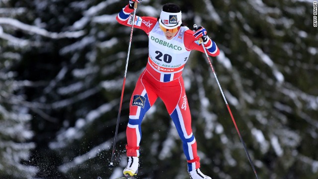 Norway's champion cross-country skier Marit Bjoergen became the most decorated female athlete in Winter Olympics history when she took home five medals from Sochi, three of them gold, to give the 33-year-old an overall total of 10.
