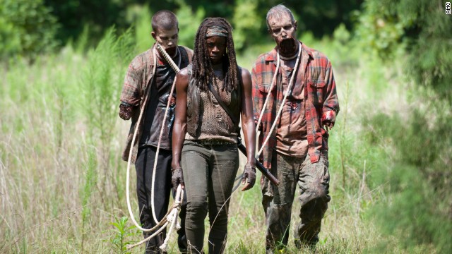 Danai Gurira plays Michonne in 