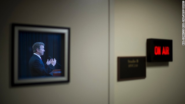 Sen. Rand Paul speaks at a news conference in June 2013 on the U.S. role in Syria.