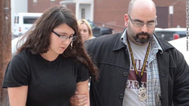 Miranda Barbour after her arrest in the November 2013 slaying of Troy LaFerrara.